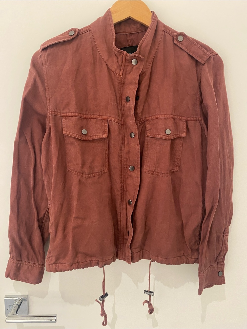 VGUC Rails Collins Utility Jacket Burgundy Size Small